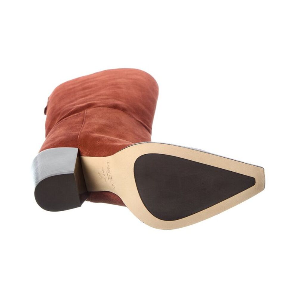 Jimmy Choo Cece 80 Suede Knee-High Boot, Brown - Picture 4 of 5